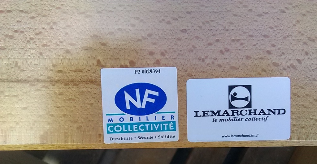 Lit individuel hêtre massif 90*200