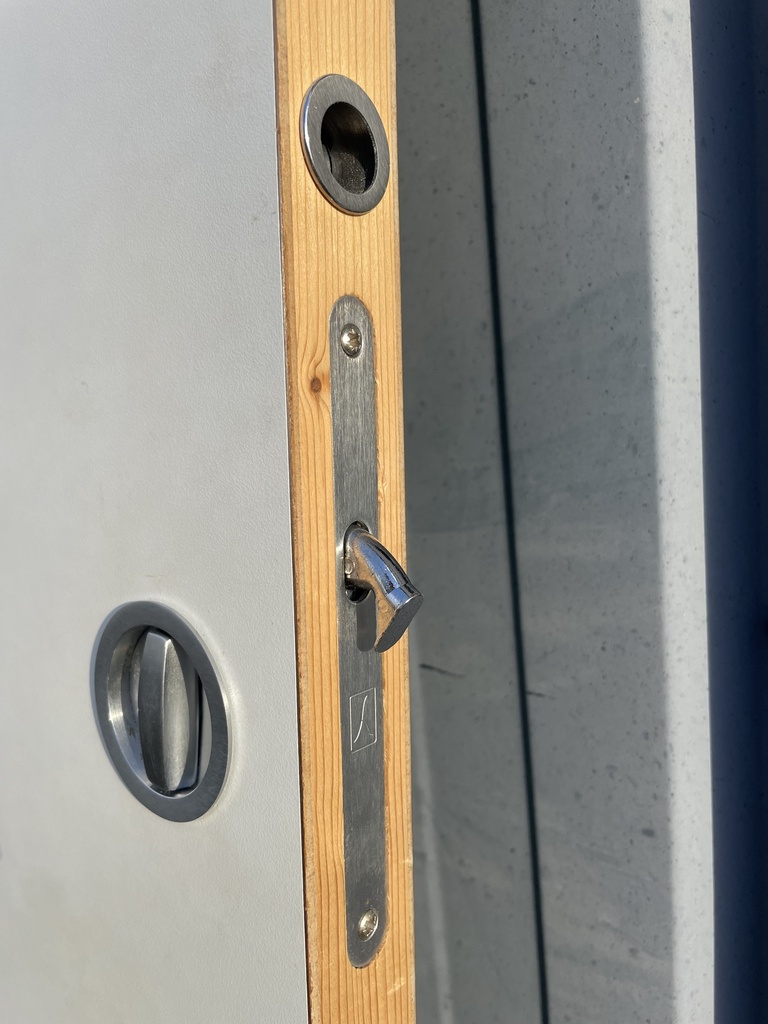 PORTE STRATIFIÉ BOIS COULISSANTE