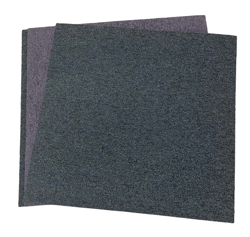 DALLES DE MOQUETTE COULEUR GRISE