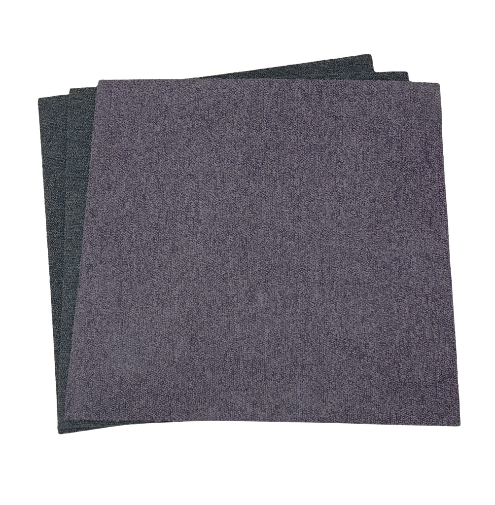 DALLES DE MOQUETTE COULEUR VIOLETTE