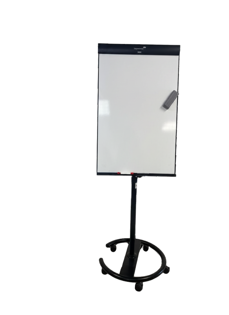 TABLEAU BLANC AIMANTÉ SUR ROULETTE