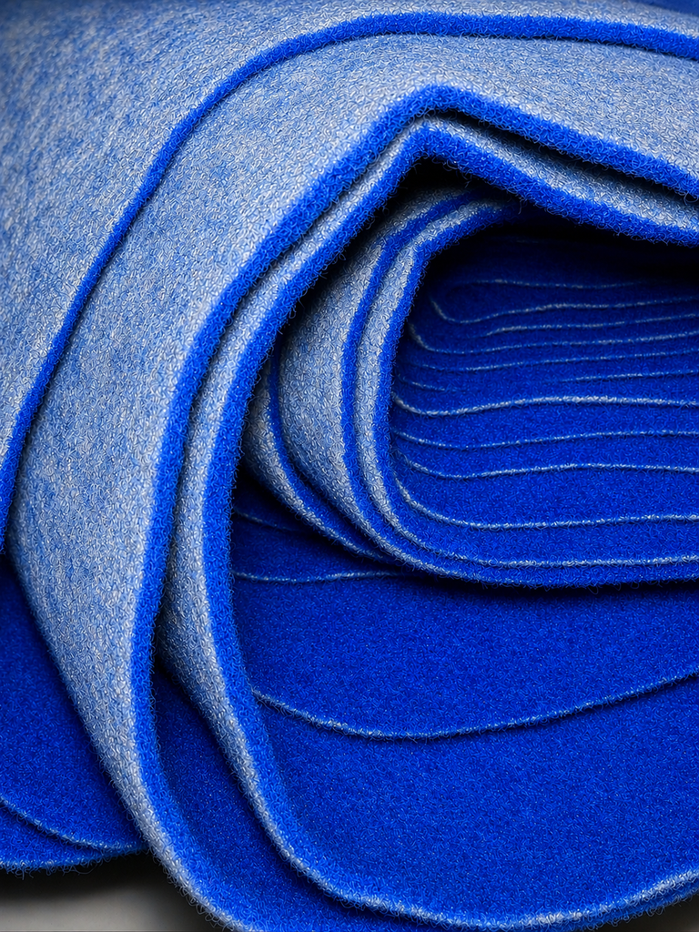 ROULEAU DE MOQUETTE BLEU 3,50x1m