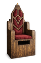 TRÔNE EN BOIS